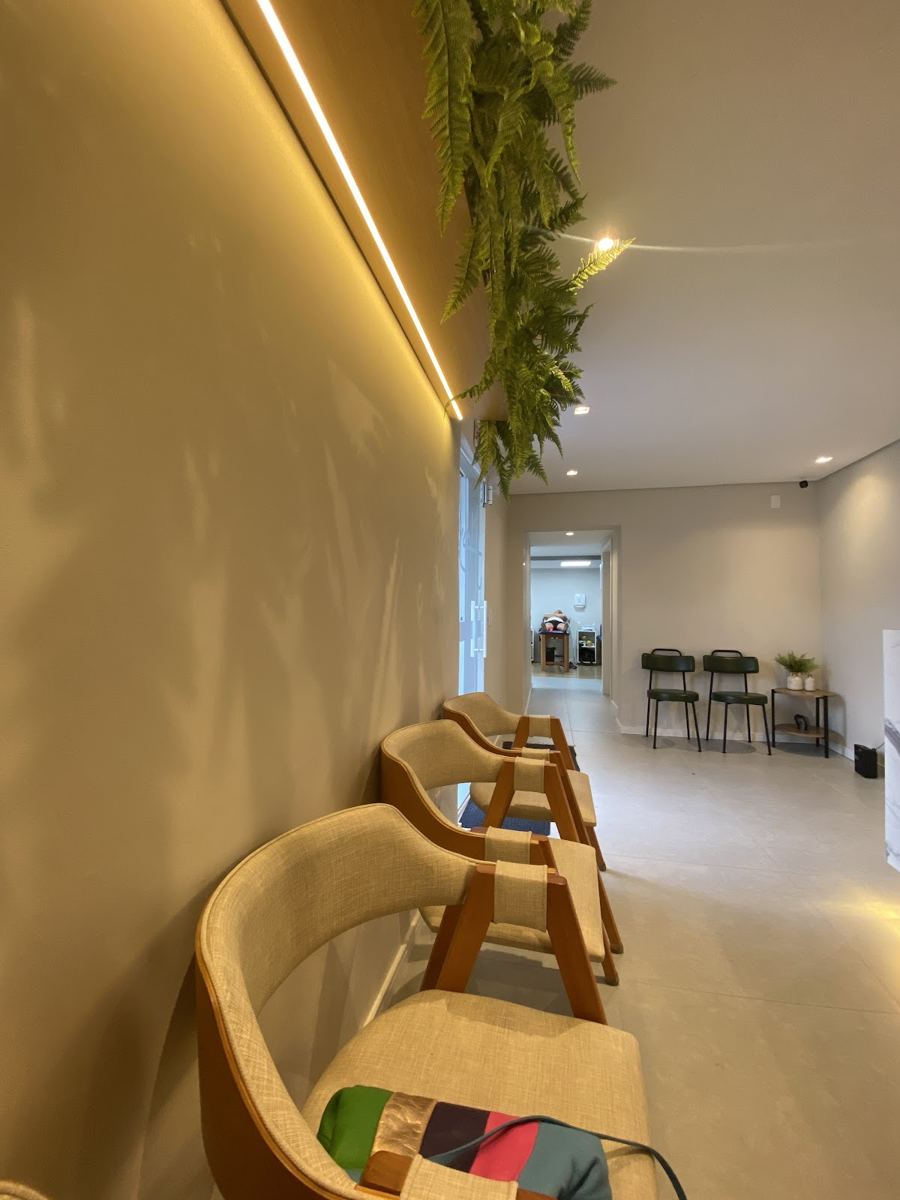 Sala de espera da clínica